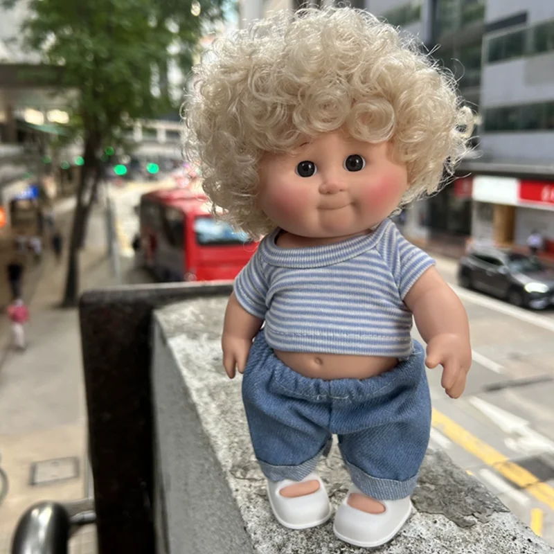 Lovely Chubby Face Cabbage Patch Kids AFU Full Rubber Figure Toy Funny Doll For Party Decoration Gift