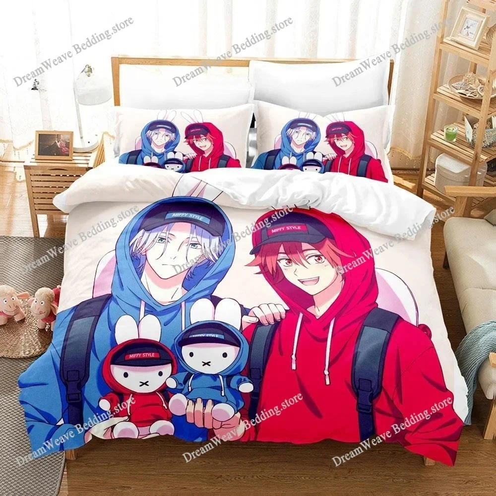Fashion 3D Print Anime Sk8 The Infinity Bedding Set Single Twin Full Queen King Size Bed Set Adult Kid Bedroom Duvet Cover Sets9
