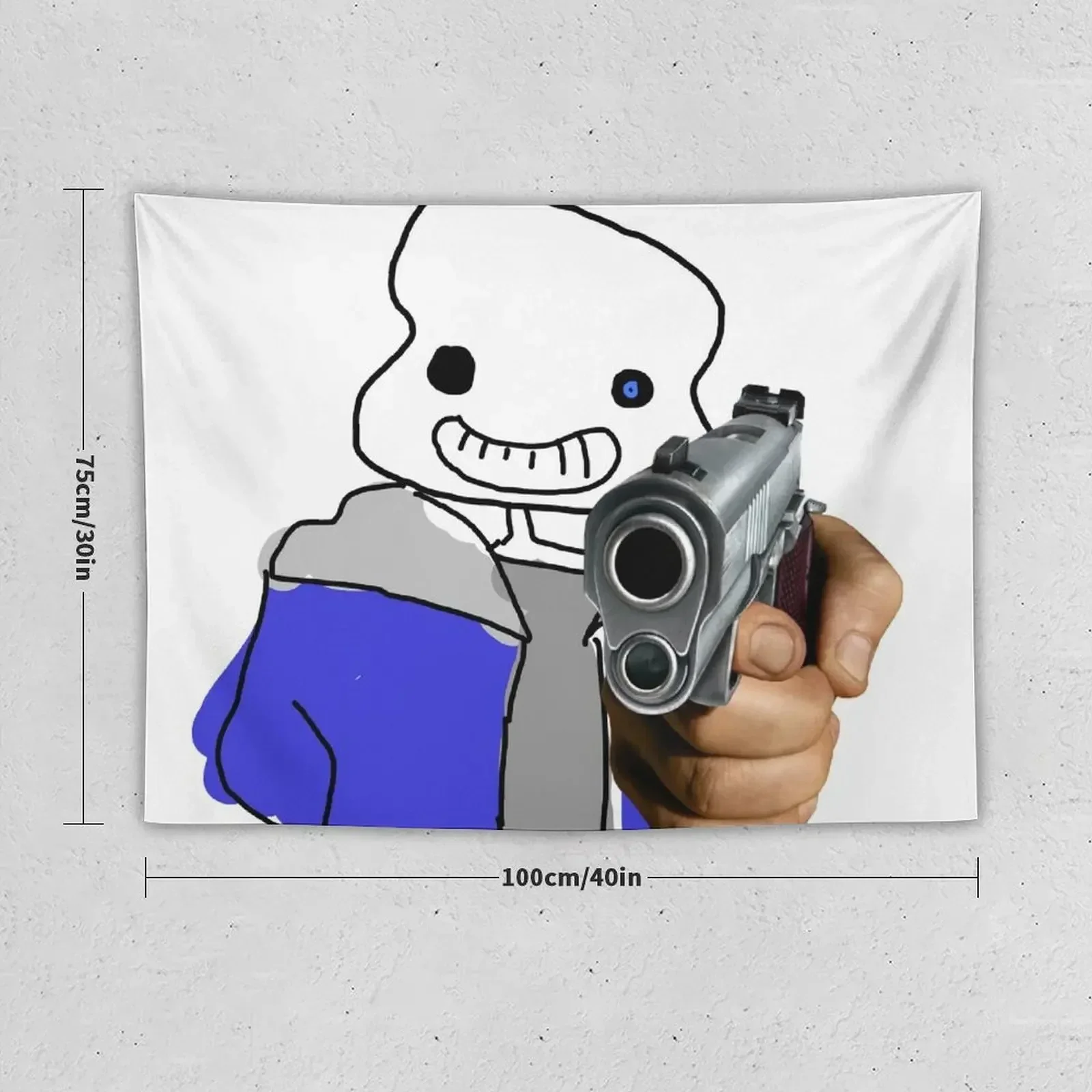 Sans that wasn't okie dokie Tapestry Wall Decor Hanging Tapete For The Wall Anime Decor Tapestry