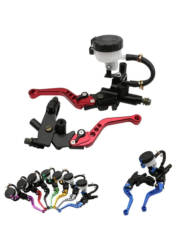 AliExpress NONE Motorcyle Universal 7/8" 22mm CNC Aluminum Brake Clutch Pump Lever Hydraulic Master Cylinder for 250cc-500cc Dirt Pit Bike parts