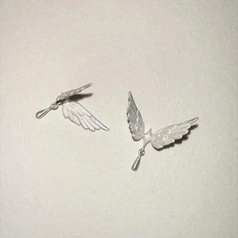 Серьги-91af-bird-с-четырехконечной-звездой-и-нежными-кисточками-ювелирные-изделия-из-сплава