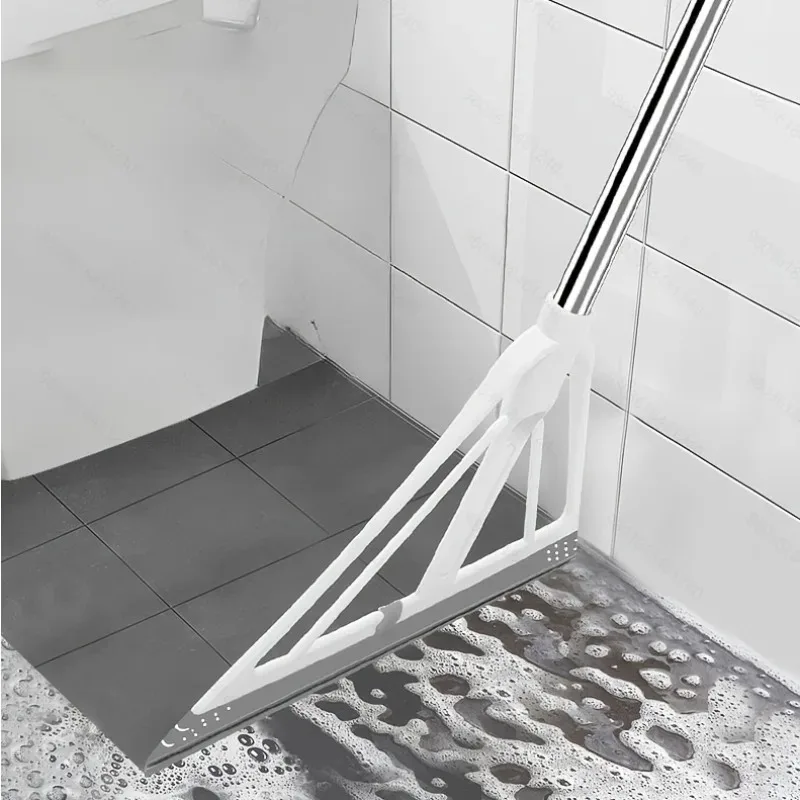 1set Magic Broom Silicone Wiper, Rotatable for Floor Window Glass, Multi-Surface Squeegee for Pet Hair Water, Home Cleaning Tool