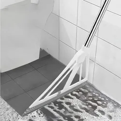 1set Magic Broom Silicone Wiper, Rotatable for Floor Window Glass, Multi-Surface Squeegee for Pet Hair Water, Home Cleaning Tool