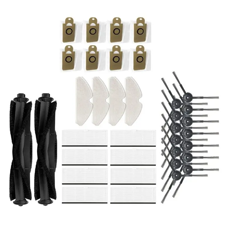 

Основная щетка, боковая щетка, фильтр, тряпка для уборки для Proscenic M7 PRO/Kyvol Cybovac S31/Uoni V980 PLUS, аксессуары для пылесосов