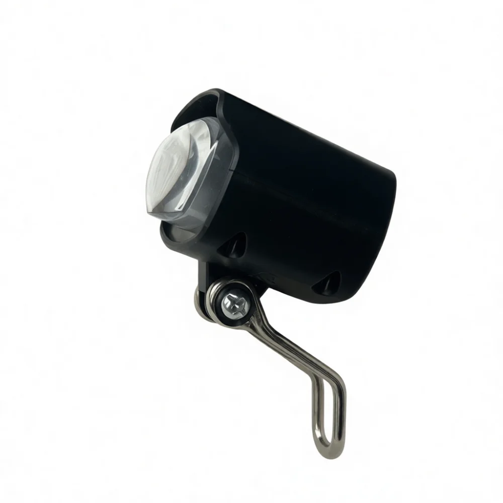 Integrated LED Headlight Horn For Electric Scooter Folding Cycling 36V 48V Universal Waterproof Front Lamp Part