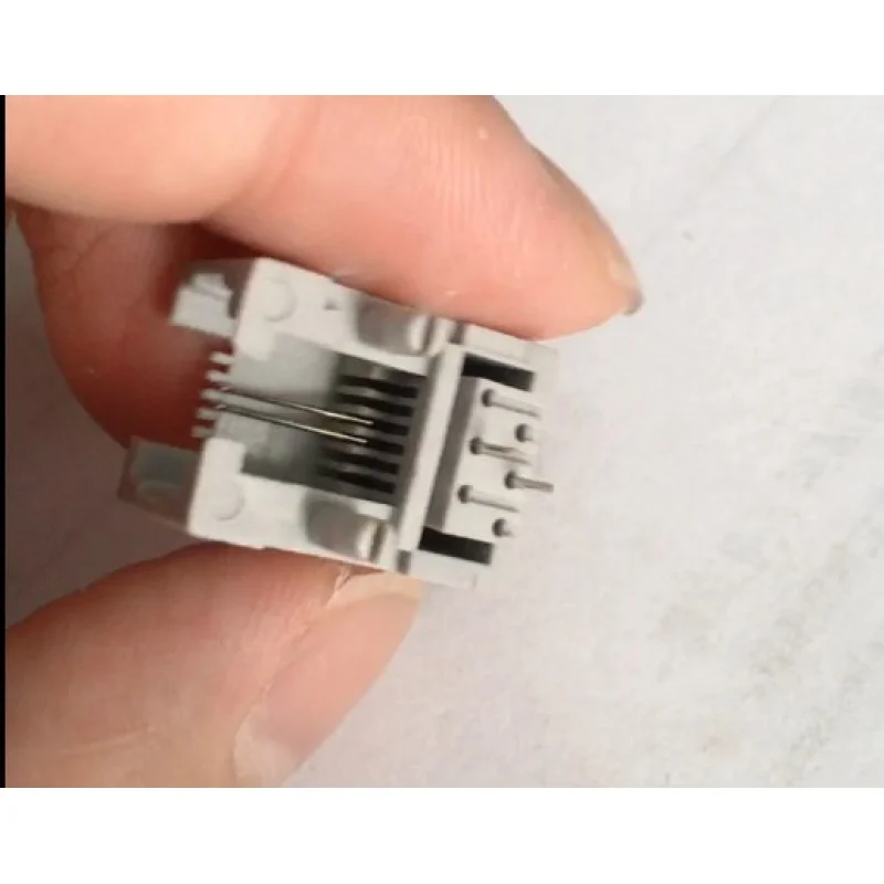 E1153A62Z RJ11/RJ12 телефонный разъем 6P2C 53A тип 1*1 с одним неблесковым интерфейсом