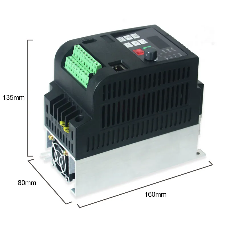 Imagem -04 - Conversor de Frequência Monofásico para Motor Monofásico 220v Vfd 0.75kw 1.5kw 2.2kw 3kw 4kw