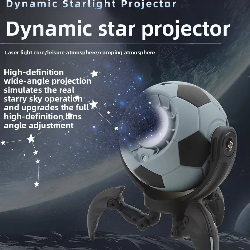 

New dynamic rotating star light, football projection ambient light
