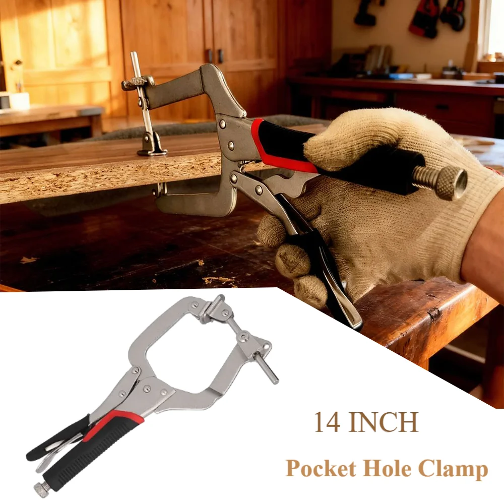 

14-дюймовый зажим C, угловой зажим 2 в 1 для плотника, фоторамки для сварки, деревообработки