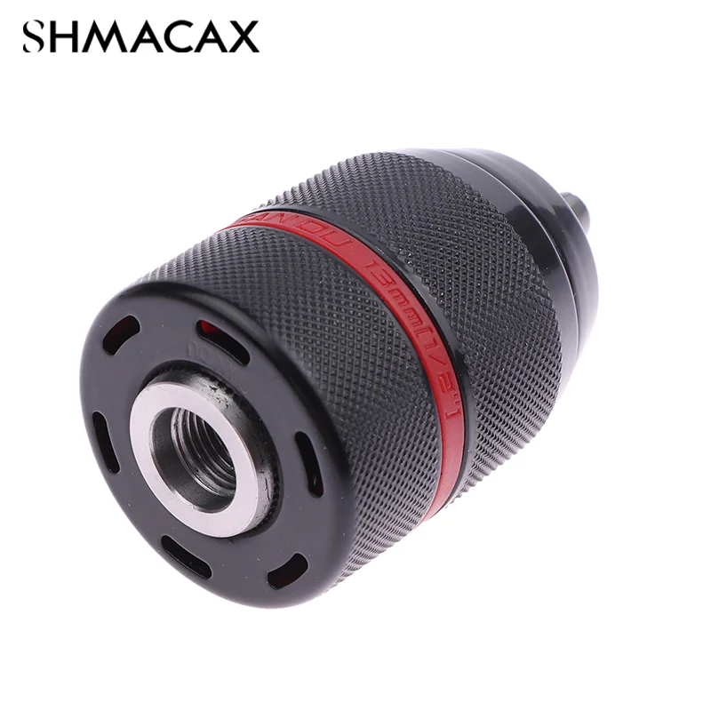 Mandril de Broca Keyless para Múltiplos Fins, Metal Sem Fio, Auto Apertado, 13mm