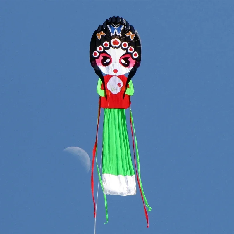 

free shipping peking opera soft kite for adults kites nylon kite factory traditional kites windsurf parachute professional kite