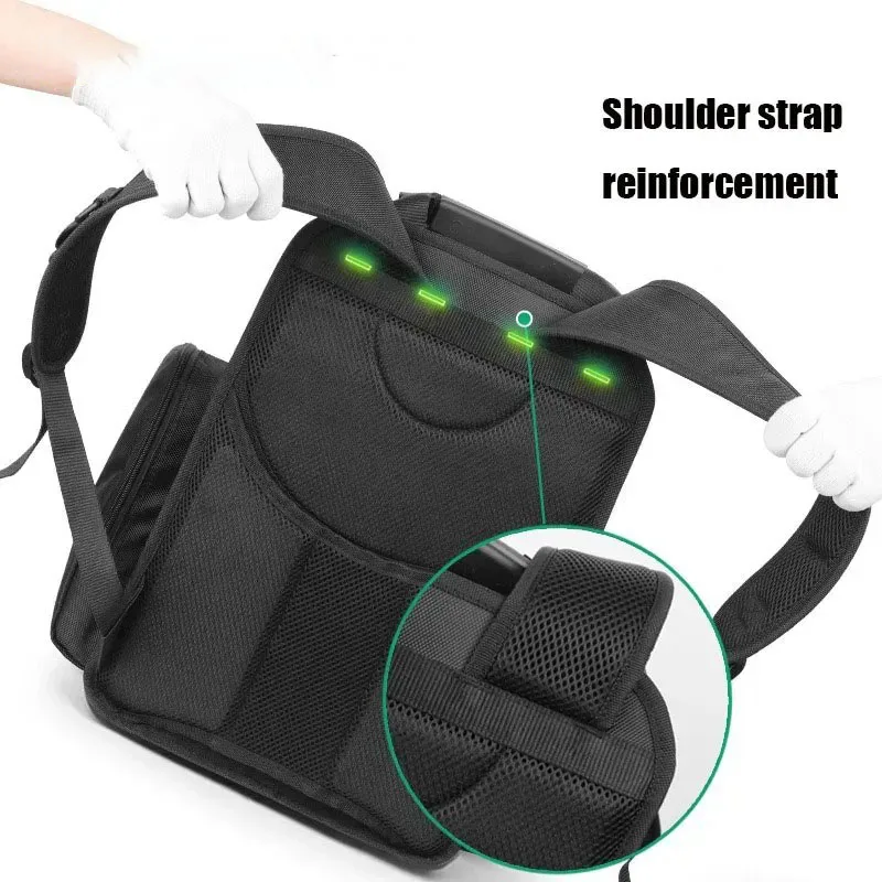 Imagem -05 - Mochila de Armazenamento de Ferramenta de Ombro Multifuncional Hardware Tool Organizer Bolsa Bolsas de Embalagem Específica de Eletricista Portátil