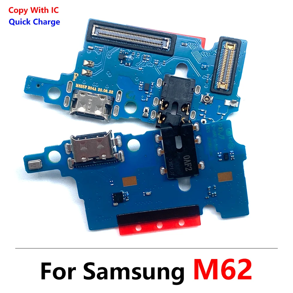 10 Pcs USB Charging Port For Samsung M62 USB Power Charging Connector Plug Port Dock Flex Cable