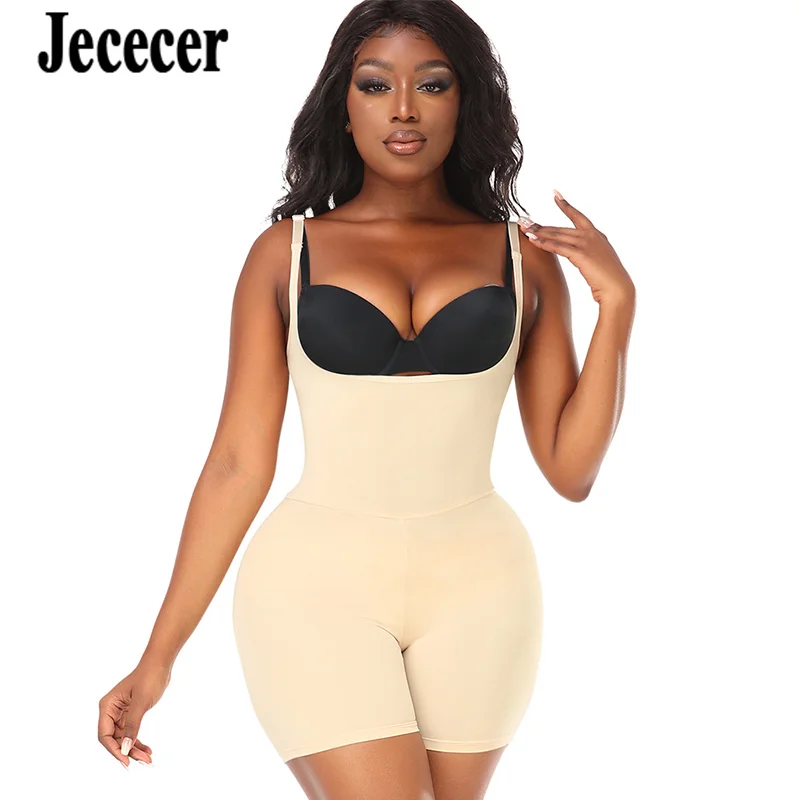 

Women Hip Pad Body Shaper Bodysuits Shapewear Butt Lifter Plus Size Slimming Underwear Skinny Rompers Playsuit With Straps