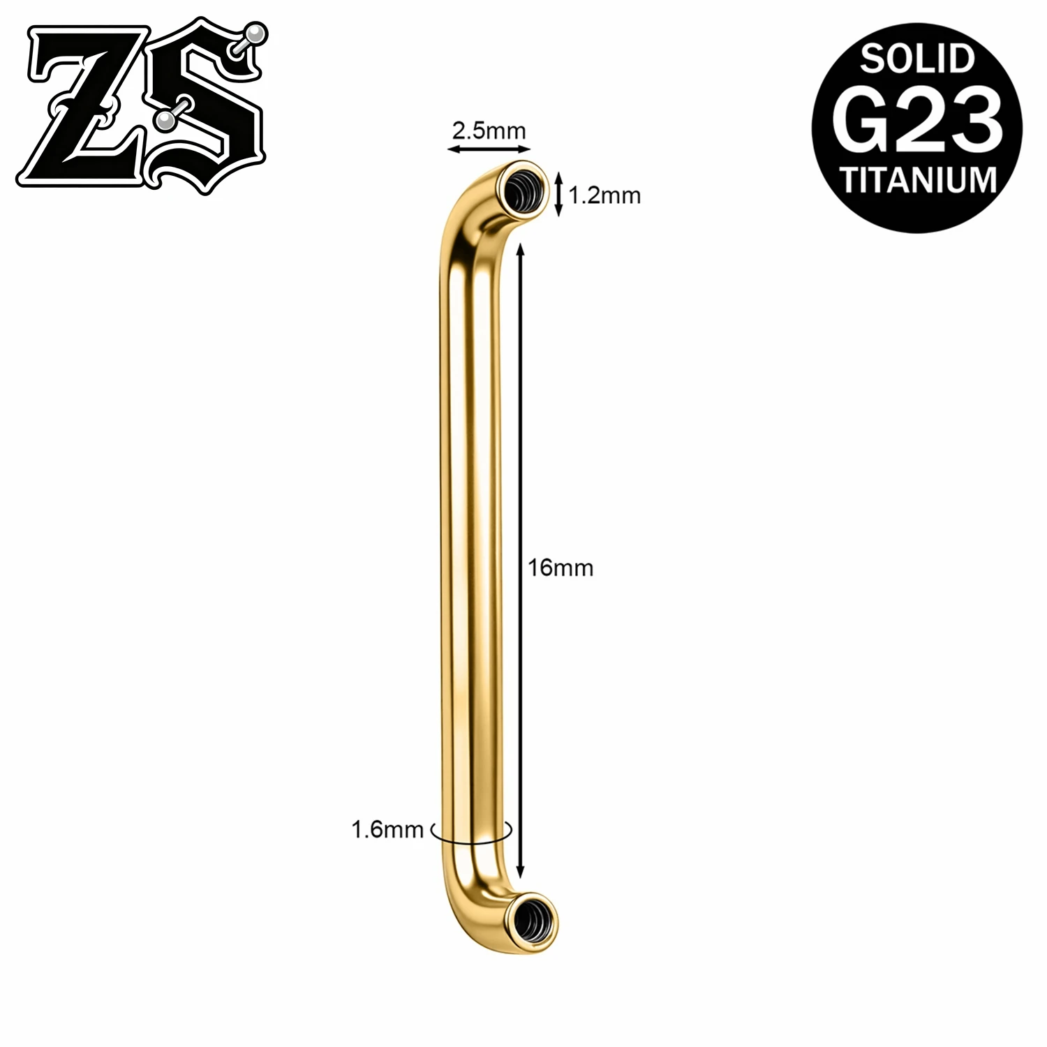 Titanium Dermal Anchor Tops, Zircon Micro Piercing