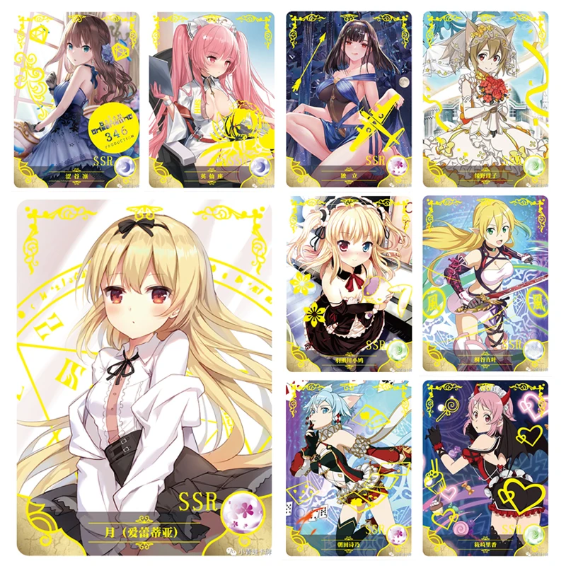 SSR card Goddess Story Perseus Shino Anime characters Bronzing collection Game cards Christmas Birthday gifts Children's toys