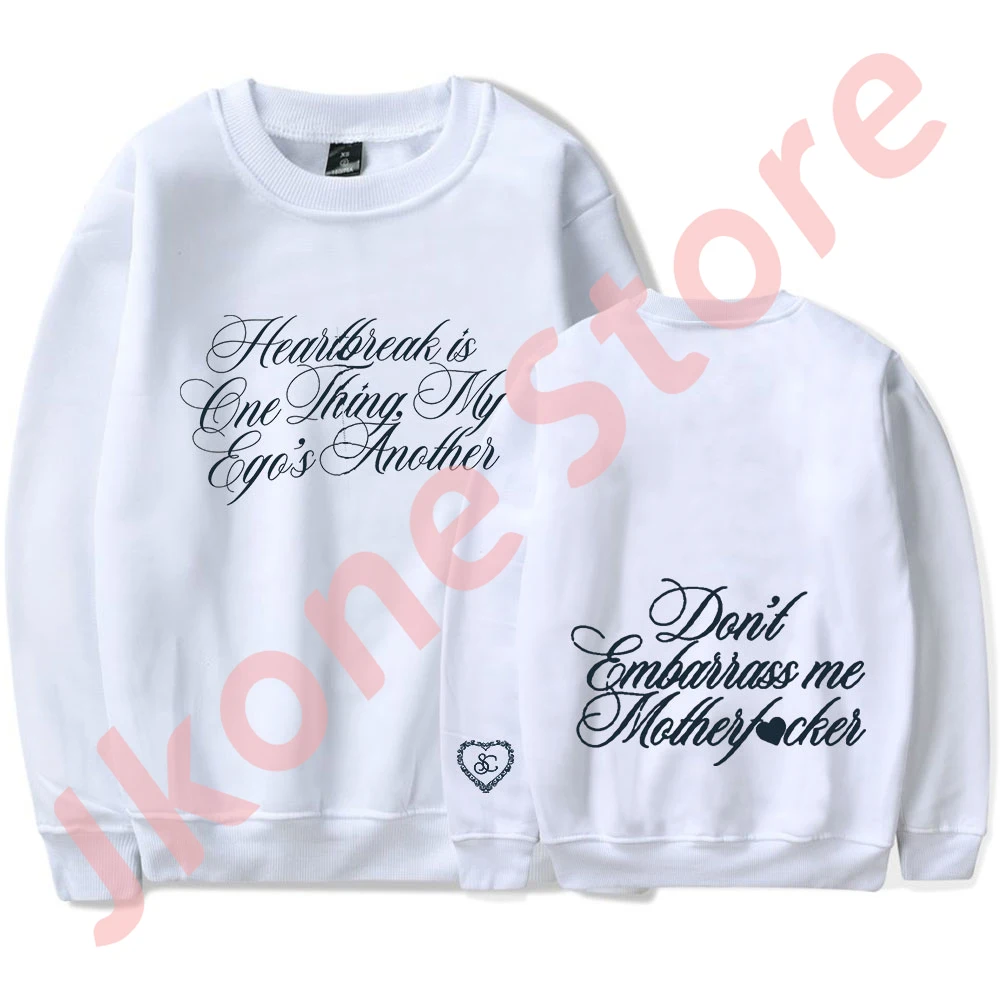 Sabrina Carpenter Don't Embarrass Me Crewneck Short n' Sweet Logo Merch Sweatshirts Unisex Fashion Streetwear