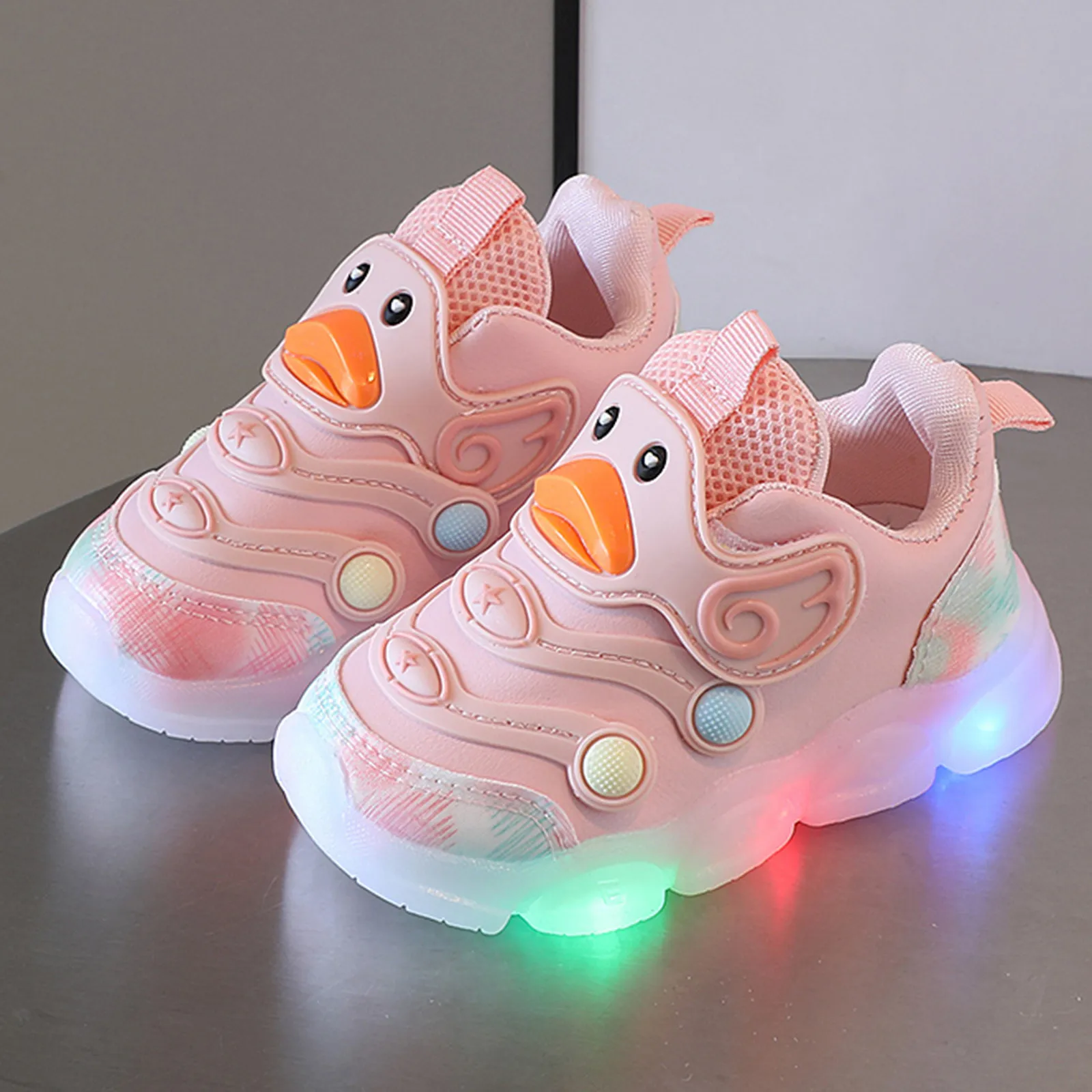 Baby Led Shoes For Kids Luminous Sneakers Breathable Toddler Shoes For Children Boys Girls Glowing Shoes With LED Lights