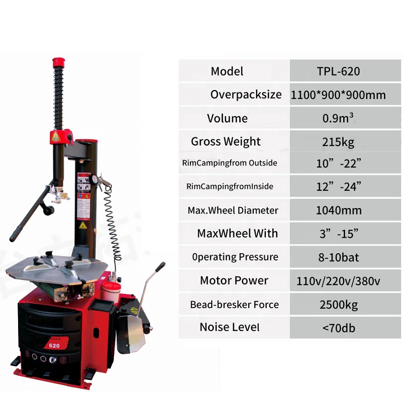 Factory Price Economic Tire Repair Machine  without Swing Arm Tire Changer Tire Changing Machine