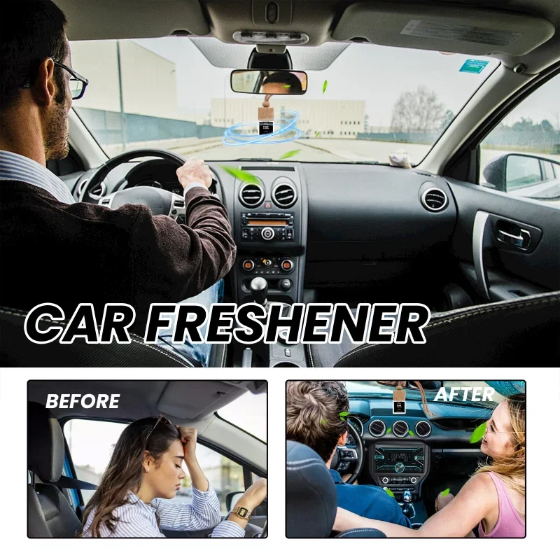 Rayhong Car Diffuse Freshing Agent Suit Car Interior Aromatherapy Hanging Decoration Diffuse Deodorant Lasting Fresh Air