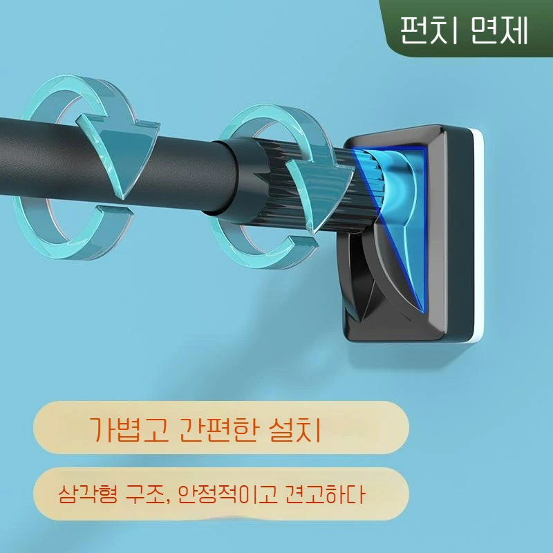 El significado de la ventana del baño al extender la varilla de compresión de la cortina de baño con un estiramiento de acero inoxidable blanco y