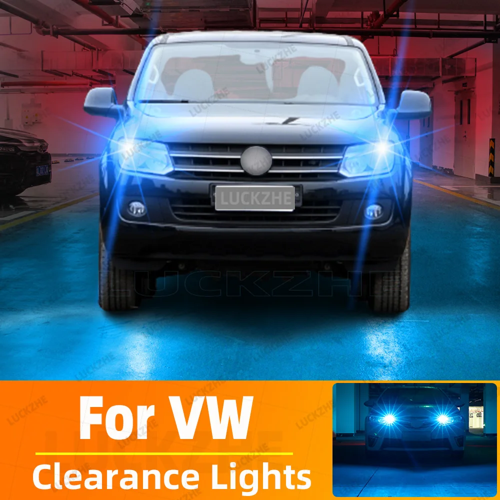 

2×T10 W5W LED Clearance Parking Lights Bulbs No Error For Volkswagen VW Amarok Bora Caddy 3/4 EOS FOX Golf 4/5/6 Plus Jetta 3/4