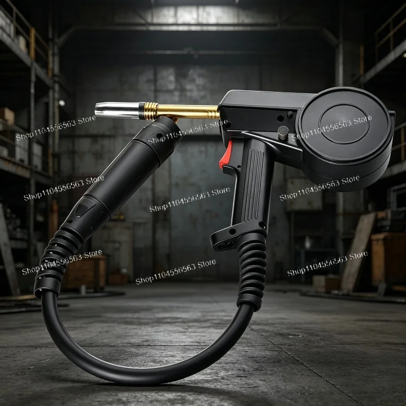 200A 24KD Mig Welding Torch Aluminium Spool Gun Adjustable Speed Welding Equipment Tools