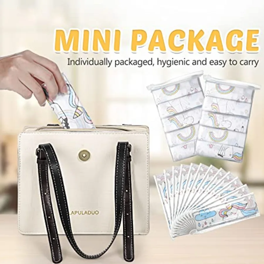 40 Pcs Disposable Toilet Seat Covers for and Toddlers Extra Large Paper Potty Seat Liners Individually Wrapped Portable and Hyg