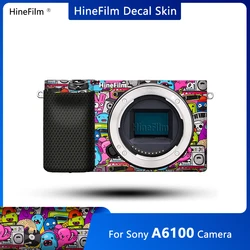 Hinefilm Skin for A6100 Camera Decal Skins Wrap Cover for Sony A6100 Camera Sticker Alpha 6100 Wraps Cover Film