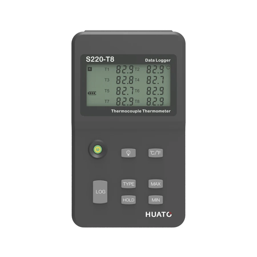 

Multi-channel Handheld Digital Thermocouple Temperature Data Logger S220-T8