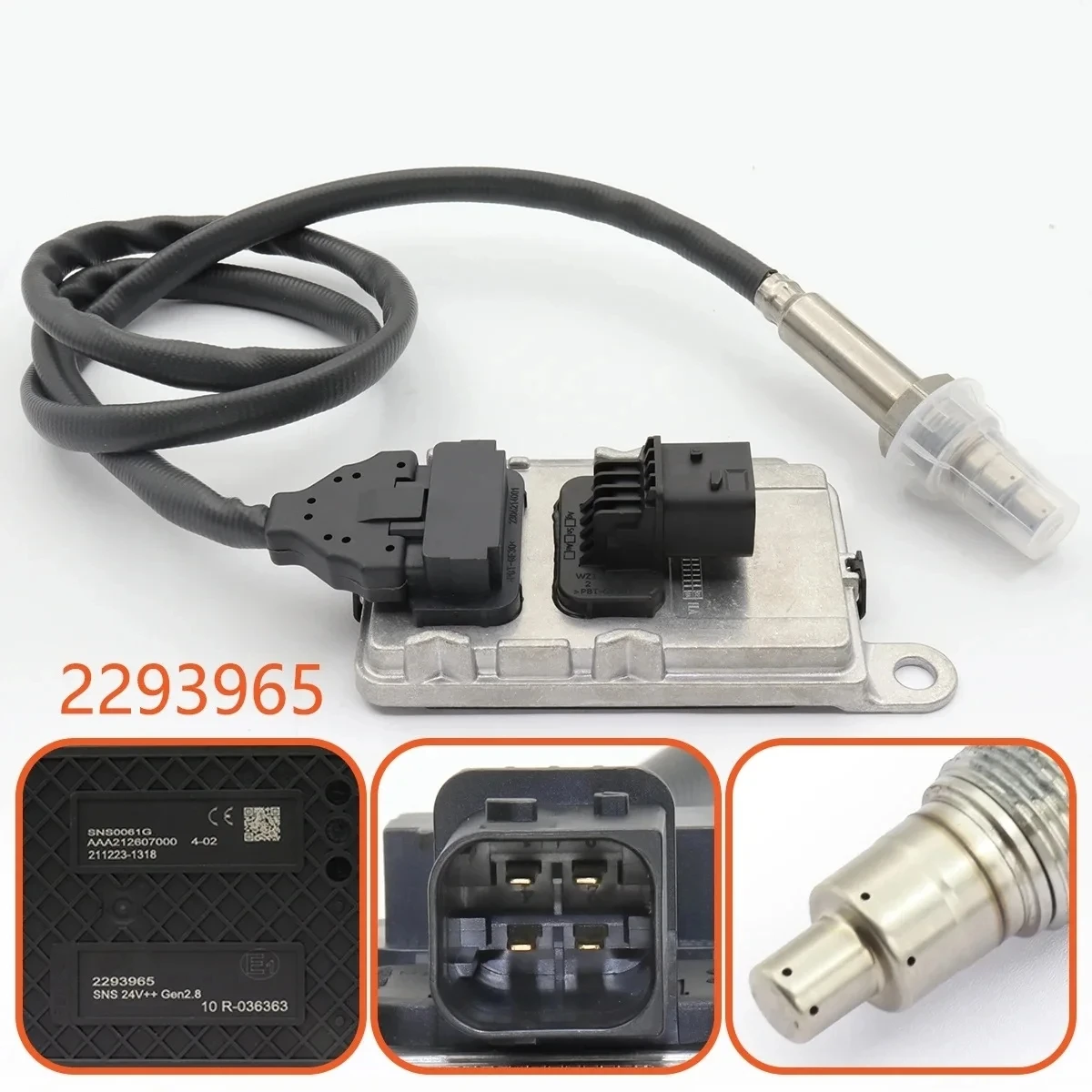 

2293965 SNS0061G 24V High Quality Nitrogen Oxygen Nox Sensor For DAF Truck for Mitsubishi Fuso Truck Diesel Engine SCR Emission