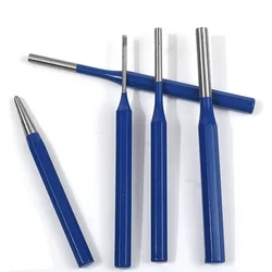 1 pz 3/4/5/6/8mm Perni a testa tonda in acciaio Set di punzoni Grip Roll Spilli Kit di strumenti per punzonatura Professionale Hollow End Starter Punch Scalpello