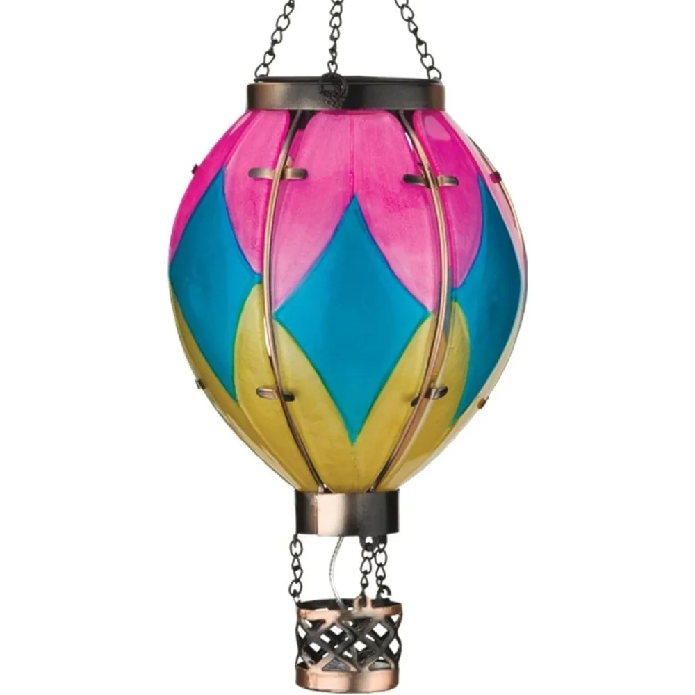 

Regal Art & Gift Hot Air Balloon Solar Lantern – Hanging Solar-Powered LED Lights, Waterproof Portable Decorative Outdoor Lamp M