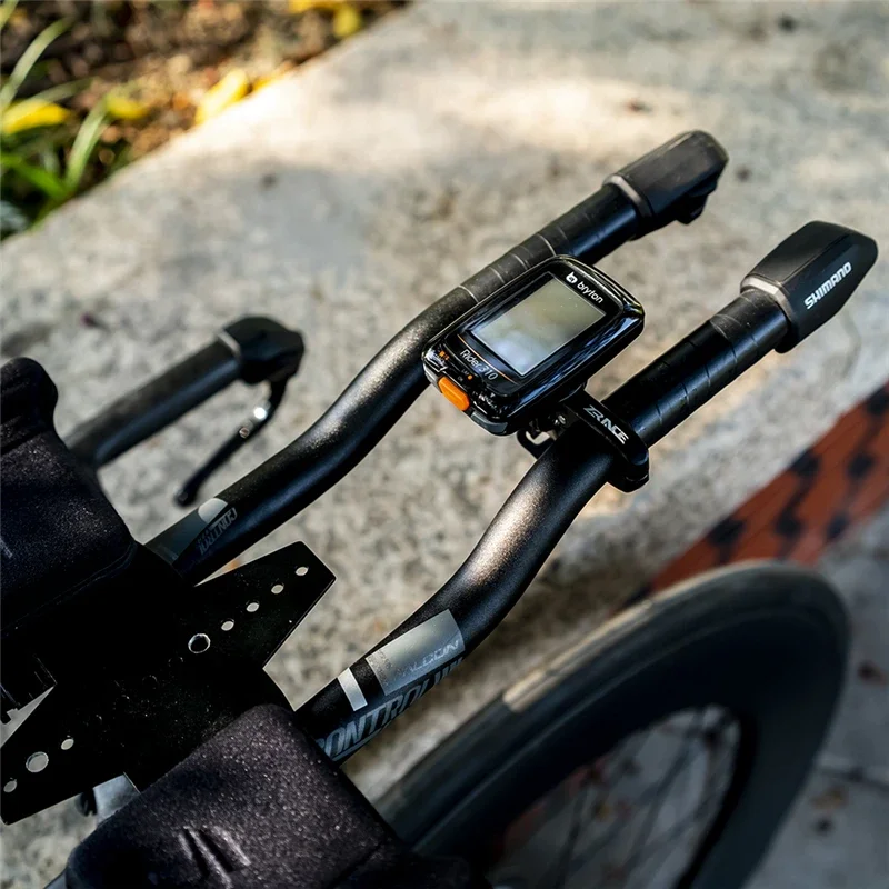 Pemegang komputer sepeda TT dudukan stang sepeda pemasangan depan cocok untuk Garmin Bryton IGPSPORT adaptor kamera