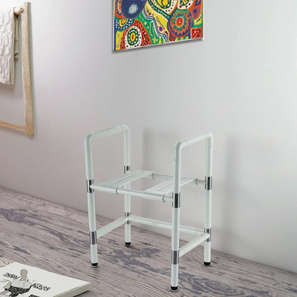 Dual-purpose toilet stool Adjustable Dual-Use Plastic Toilet Stool for Pregnant Women Adults Elderly-Indoor Squat Toilet Chair