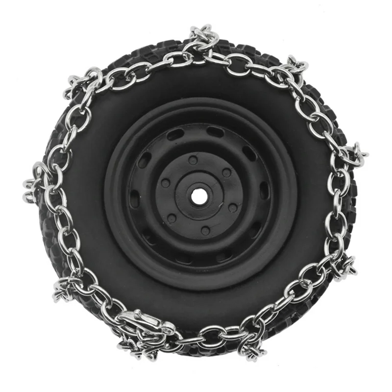 CYGJ-RC カータイヤ スノーチェーン メタル アキシャル アップグレードパーツ 1/12 スケール MN82 MN78 Trx4m RC クローラー用