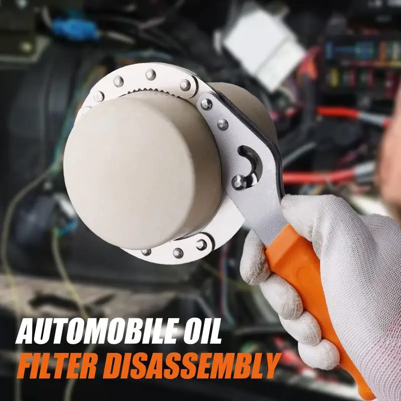 

Carbon Steel Adjustable Car Engine Oil Filter Chain Grip Wrench Spanner Remover Installation Pliers Tools Car Repair Tools