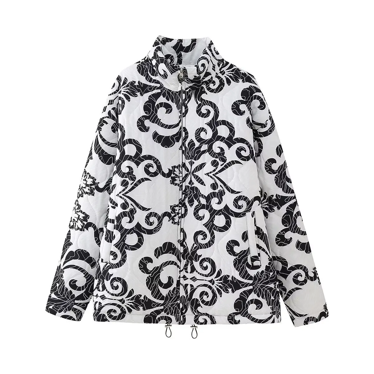 

Women's Printed Cotton Jacket Casual Fashion Upperwear Cotton Coat