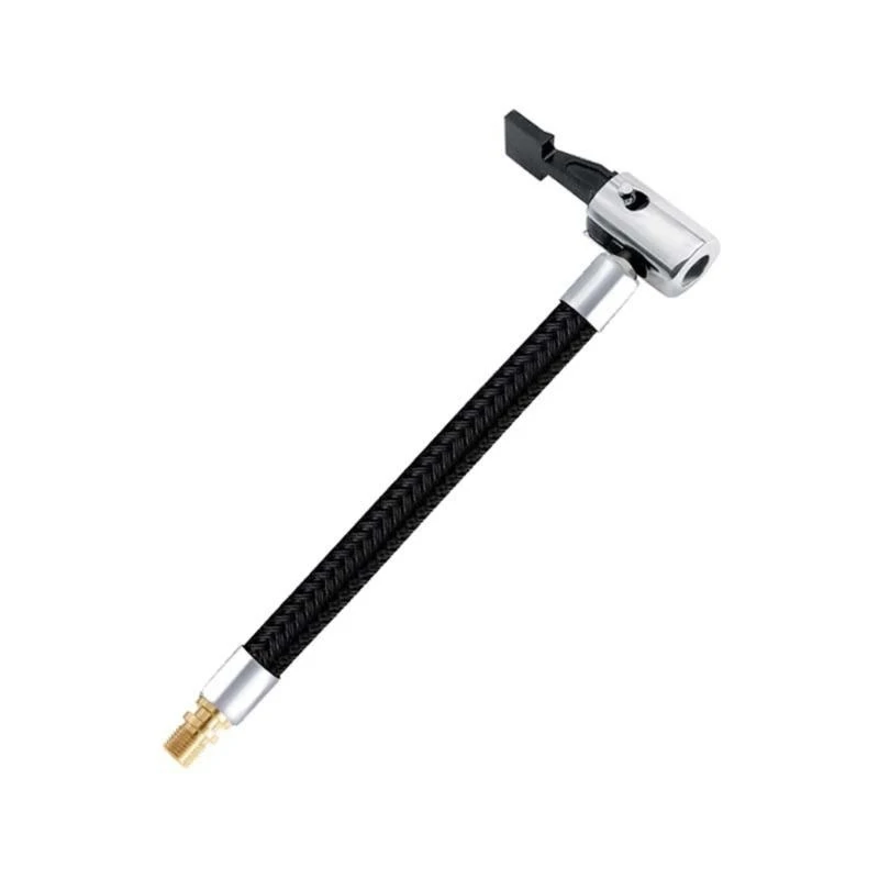 

Tire Inflator Hoses Adapter,Air Chuck with Braided Hoses for Air Compressors Twist On Convert to Locking On Connection