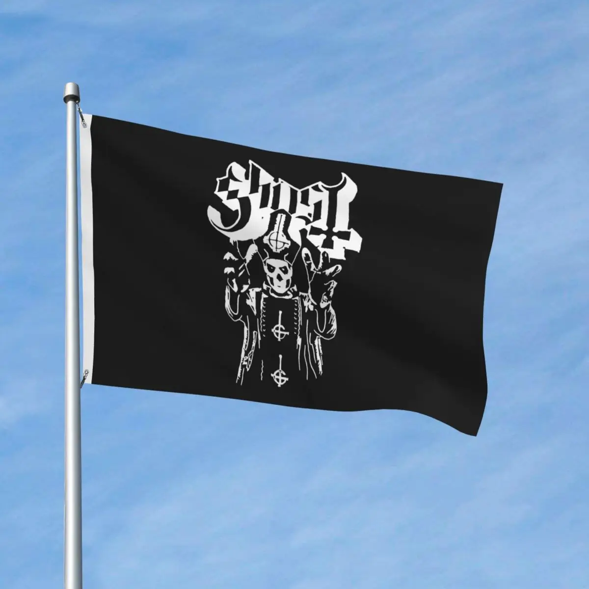 Ghost Heavy Metal Flags Double Sided Outdoor Banner Music Polyester Hanging Decoration