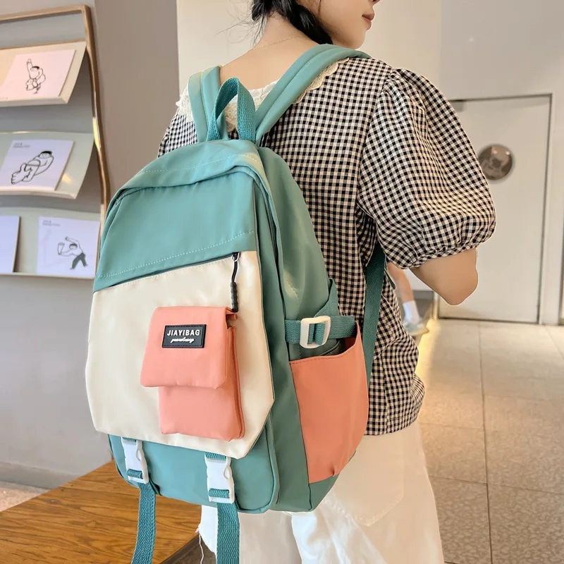 Lightweight Retro Backpack Women Japanese Large Capacity Waterproof Travel Backpack College Students School Backpack Schoolbag