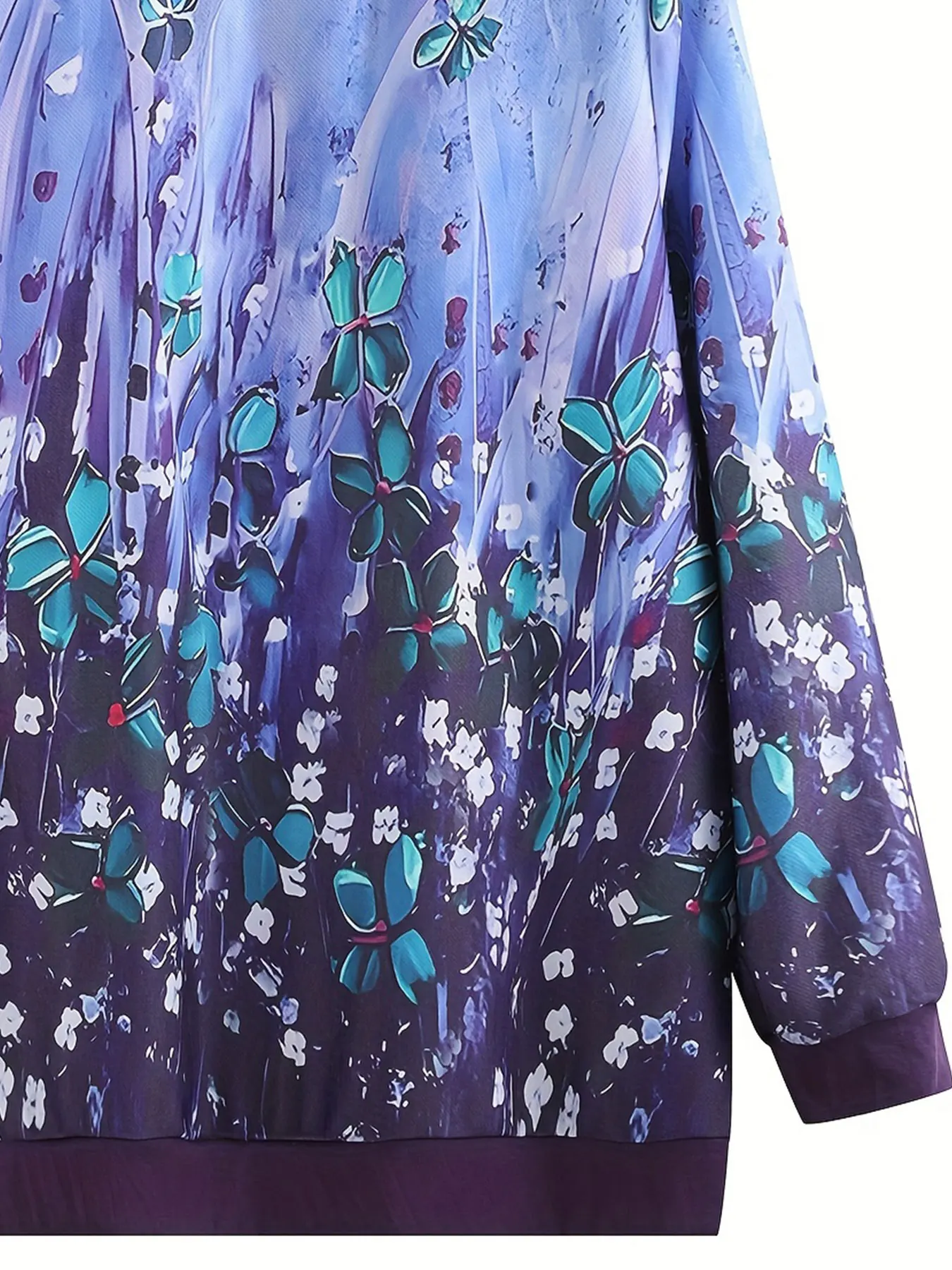 Women Plus Size Knitted Spring And Autumn Shirt