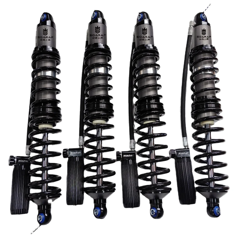 

SOARAP Manufactured 3.0" Tube Coilover Shock Absorber for Heavy Duty Trucks with Travel 10" 12" 14" 16" 18" Available
