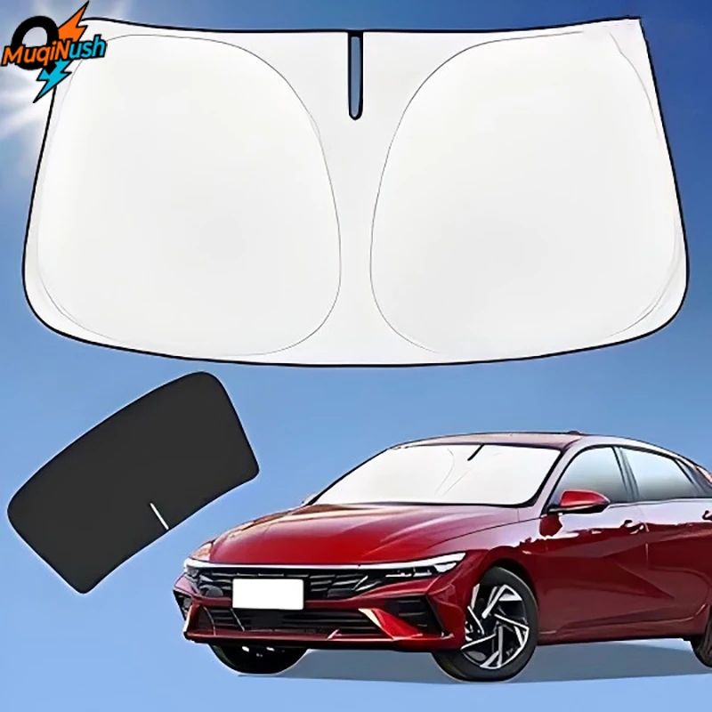 

MuqiNush Windshield Window Sunshade Double-Layer Front Foldable UV Blocking For Summer Automotive Parts Car Volkswagen Jetta