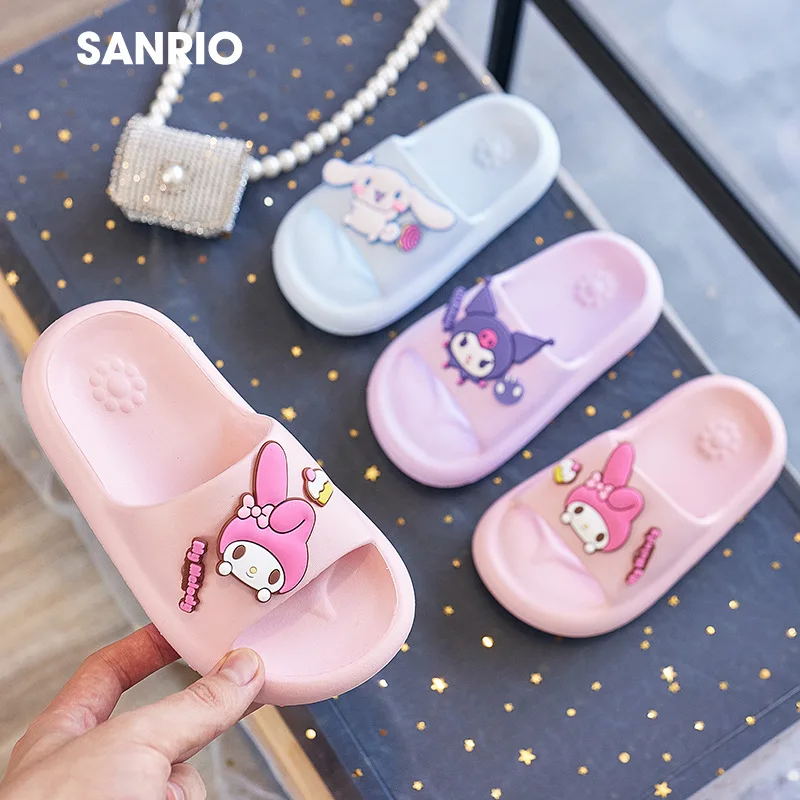 

New girls Kulomi summer bath non-slip children's princess slippers indoor cartoon cute shoes