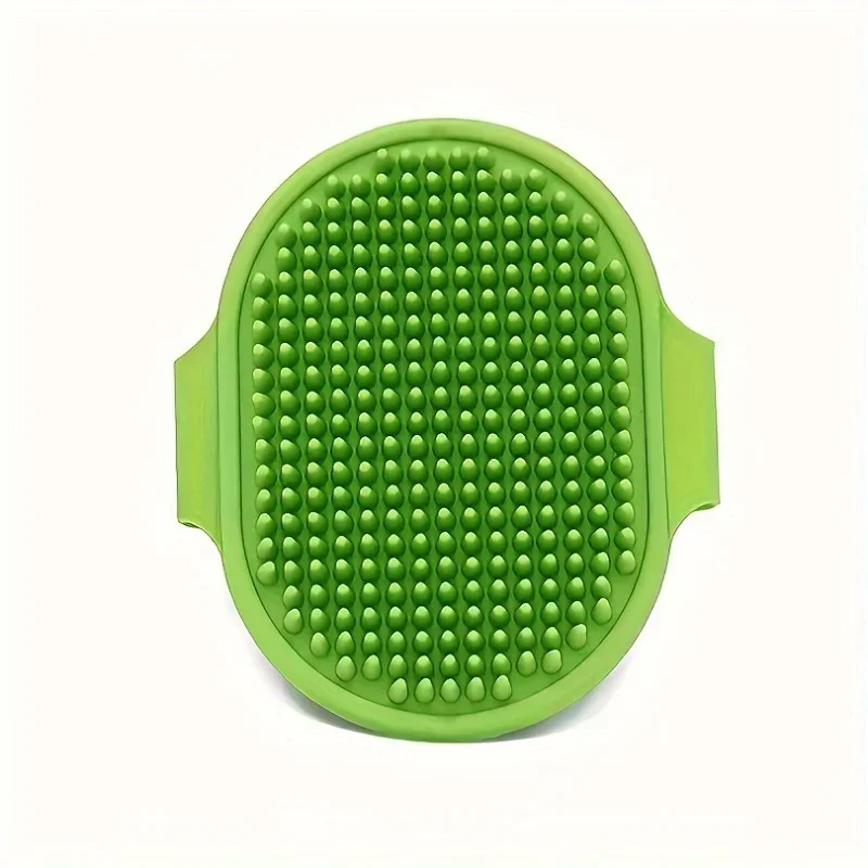 Pet Bath Brush Cat Dog Grooming Brush Silicone Massage Brush Adjustable Round Handle Pet Shampoo Brush Cleaning Comb Tool