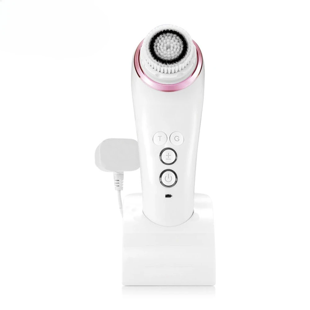 

New 5-in-1 Ladies Electric Cleansing Brush, Wireless Charging Household Face Cleaner Cleaner