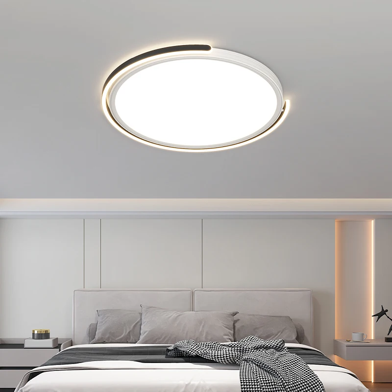 Lámpara de techo LED de espectro completo, iluminación decorativa de estilo moderno Simple para dormitorio y sala de estar