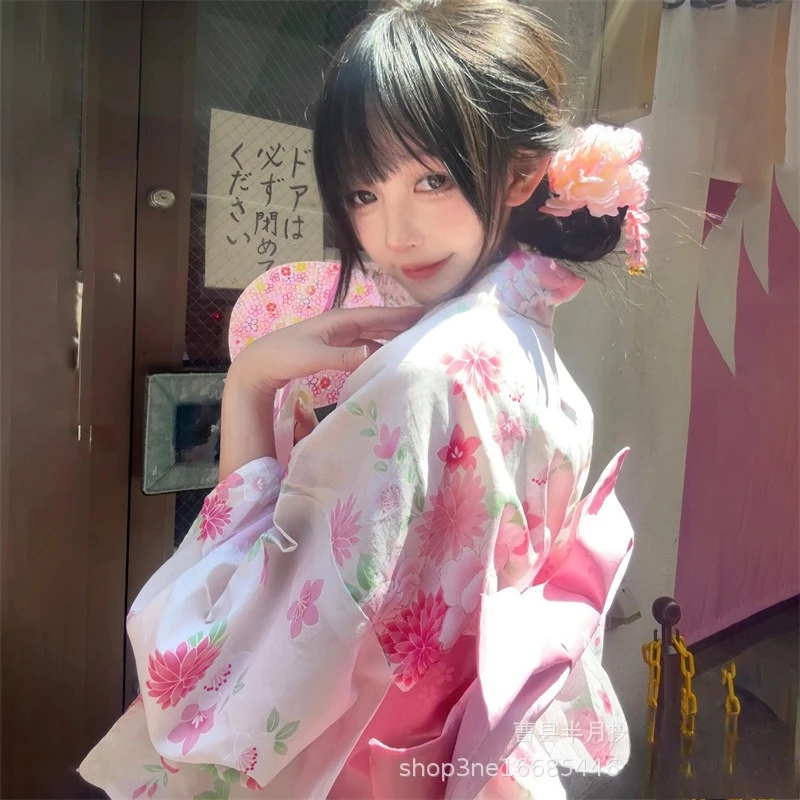 

Новое традиционное кимоно «Бог девушка юката» платье фото улучшенная версия