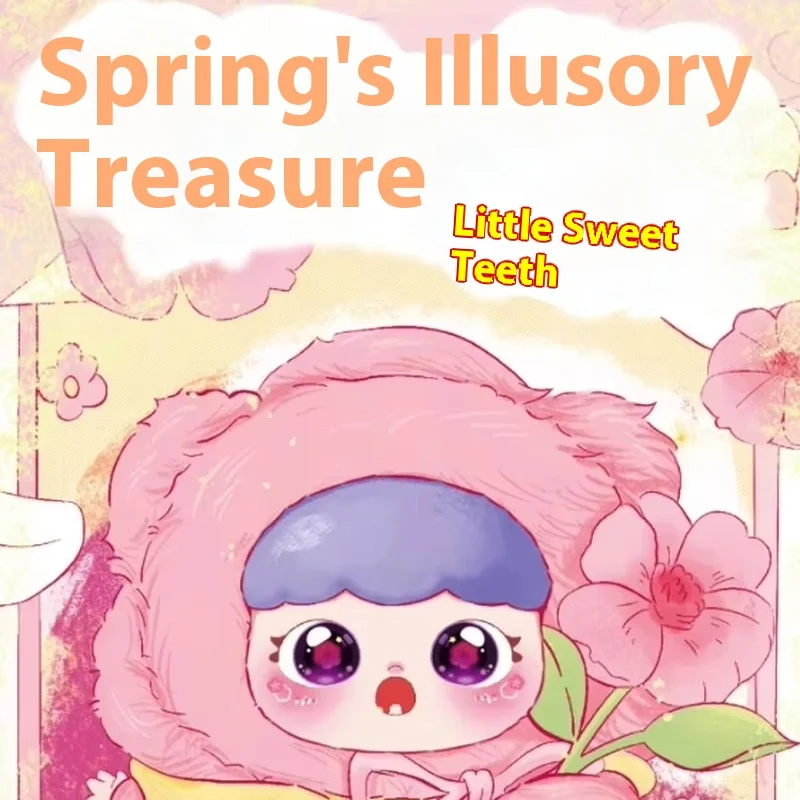 

The New Baby Three 8Pcsc Sweet Teeth The Agreed Surprise In Spring The Blind Box Trend Plush Doll Bag Pendant Collection Gift